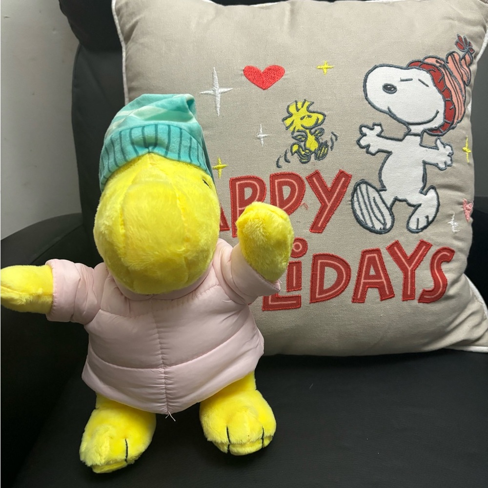 Yellow Plush Toy with Green Hat